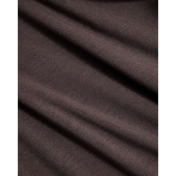 Micas Womens Small Faux Leather Patchwork Tie Front Round Neck Ruched Mini Dress - Picture 7 of 7